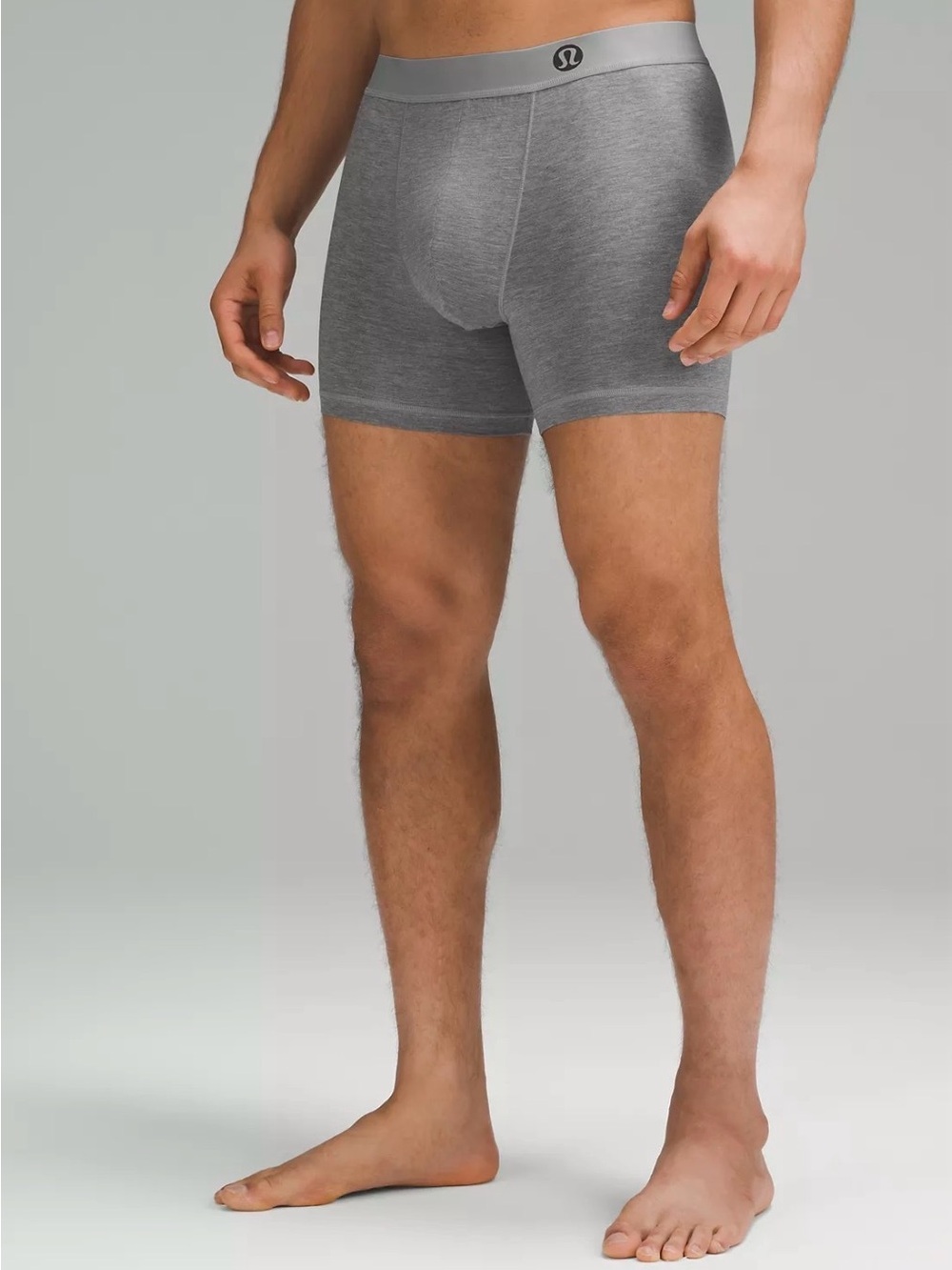 lululemon athletica Light Gray Men’s 5 inch Boxer Briefs